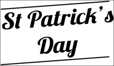 Quelle couleur est associée à la fête de la Saint-Patrick ?