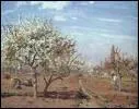 Verger en fleurs , 1872