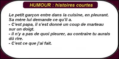 C'est une preuve d'humanité !