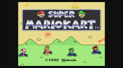 En quelle année est sorti le 1er jeu "Mario Kart" ?