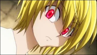 De quelles couleurs sont les yeux de Kurapika lorsqu'ils ne sont pas rouges ?