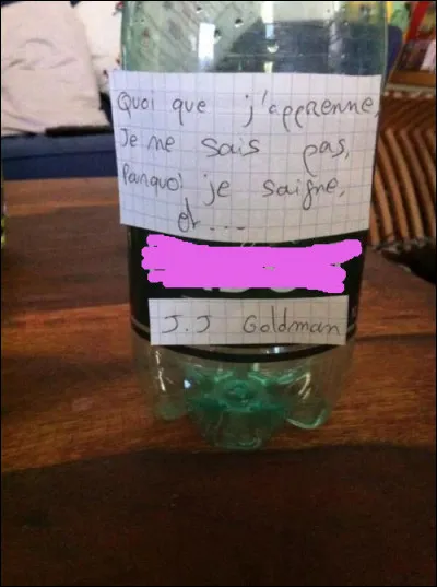 Ah ben si c'est signé, en plus...