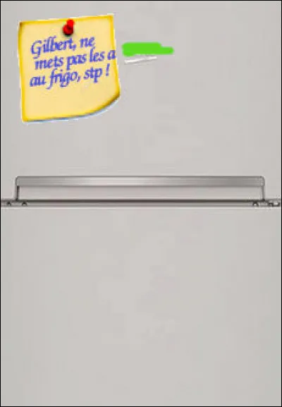 " Ce n'est pas faute de te l'avoir dit et répété, alors je te l'écris !"