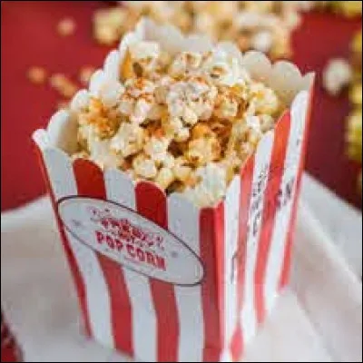 Le pop corn se consomme sucré uniquement