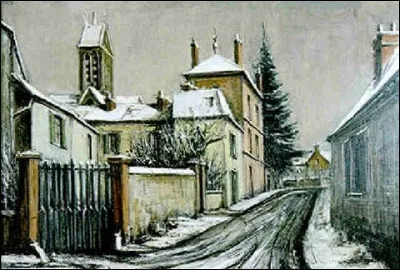 Il a neigé sur "La Rue Gambetta à Ors", qui en est l'artiste ?