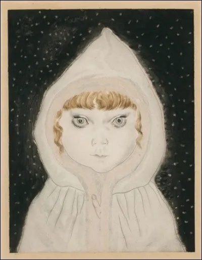 À qui doit-on "Petite Fille au capuchon sous la neige" ?
