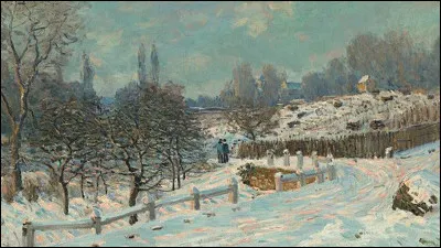 À qui doit-on "Route de Louveciennes, effet de neige" ?