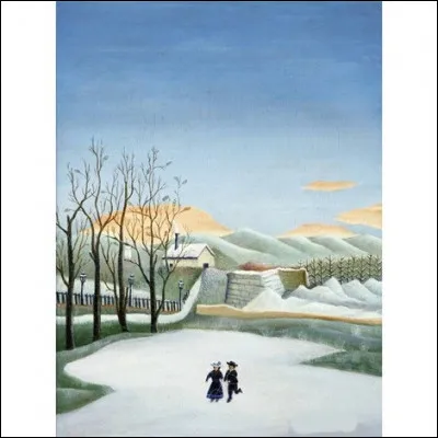 Qui est l'auteur du "Paysage aux patineurs" ?