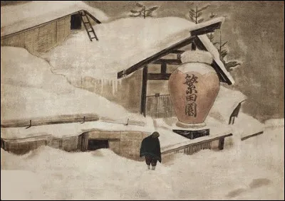 &Agrave; qui appartient "Paysage d'Akita sous la neige" ?