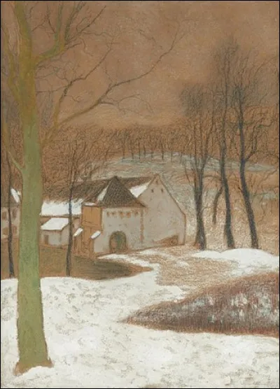 Qui a peint "Le Kareveld sous la neige" ?