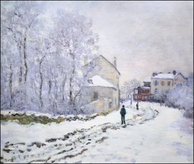 Qui a peint "Neige &agrave; Argenteuil" ?