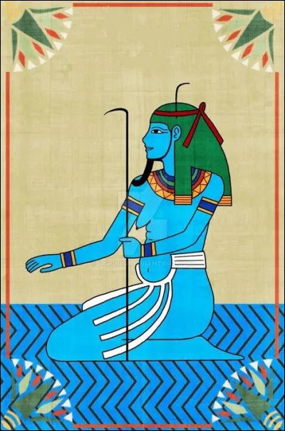 Génie du Nil pendant l'inondation. Qui est-il ?