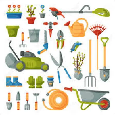 Parmi ces outils, lequel ne sert pas au jardinier ?