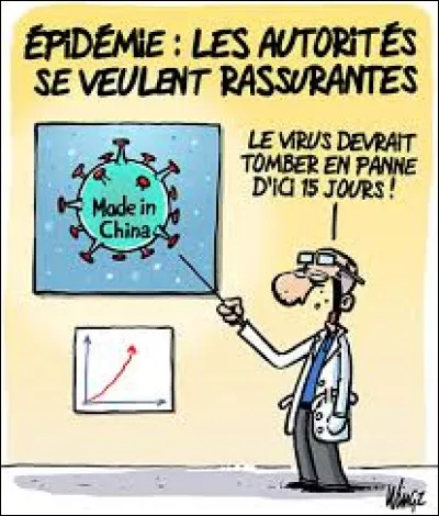 Bonne année à tous et conservez votre sens de l'humour ! On entame cette année 2021 avec un mot d'espoir : le coronavirus ne durera pas longtemps !