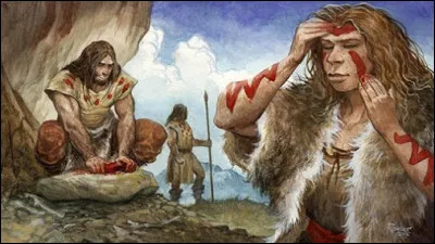 Vous êtes toujours là ? Ça m'étonne... On va vous faire fuir pour de bon. Vrai ou faux : L'homme de Néandertal était peut-être plus coquet que vous ne le pensiez : il portait du maquillage.