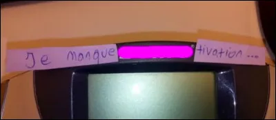 ...mais pas d'imagination !