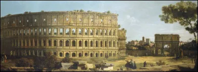 Qui a peint "Colisée et arc de Constantin" ?
