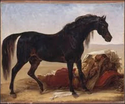 ''Cheval arabe'' ou ''un arabe et son coursier'' est un tableau orientaliste réalisé en 1817. Actuellement exposé au musée des Beaux-Arts de Valenciennes, qui en est l'auteur ?