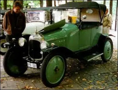 Quel est le nom de ce premier modèle automobile conçu par André Citroën ?