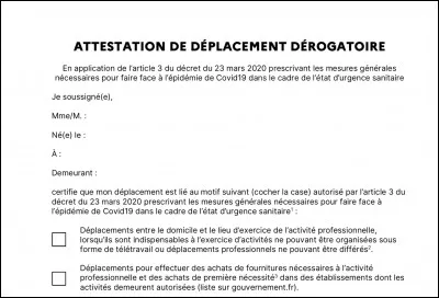 Quand le premier confinement est-il entré en vigueur en France ?