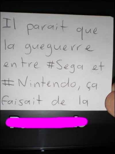 Bataille de marques !