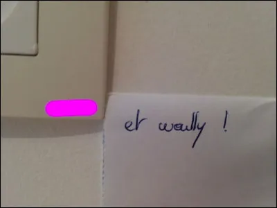 Révérence télévisuelle.