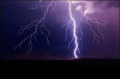 Pendant un orage que fais-tu ?