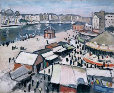 Qui a peint "Fête foraine au Havre" ?