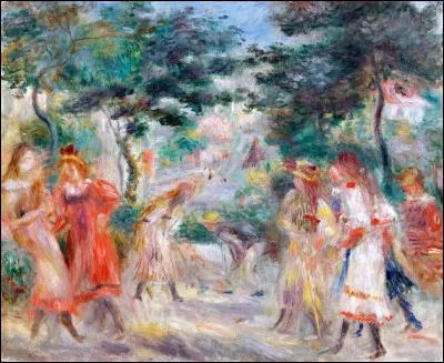 Qui a peint "Le Croquet, fête de Montmartre" ?