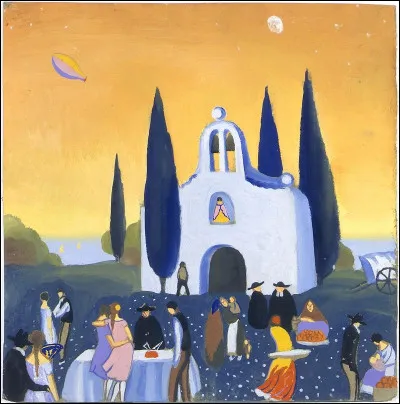 Qui a peint "La Fête à l'Ermitage" ?