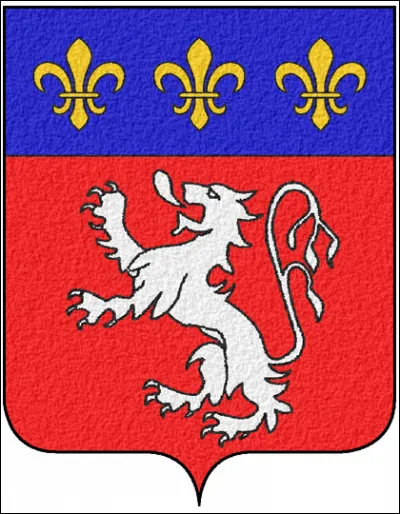 Voici le blason de la région Rhône-Alpes ! ''De gueules au lion d'argent armé et lampassé du même, au chef d'azur chargé de trois fleurs de lys d'or''.
Quelle est la couleur ''gueules'' ?