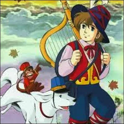 Dans l'anime de 1977 "Rémi sans famille", comment s'appelle l'artiste itinérant qui achète Rémi ?