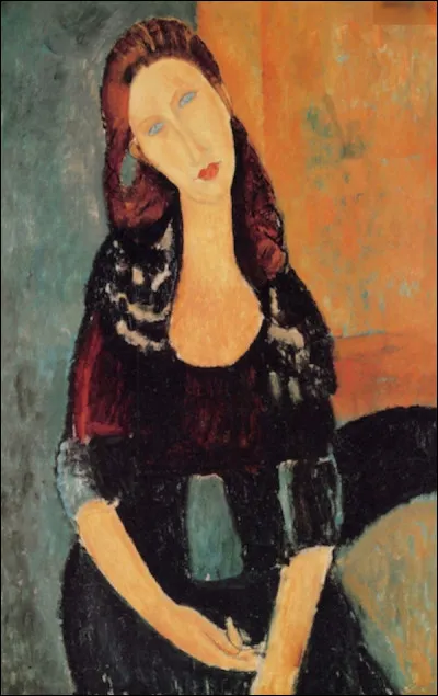 Quel peintre est l'auteur du tableau "Portrait de Jeanne Hébuterne" ?