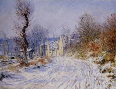 Quel peintre est l'auteur du tableau "Hiver à Giverny" ?
