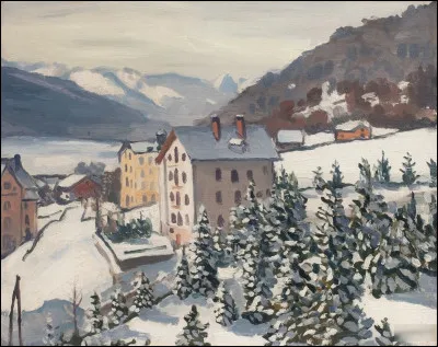 "Hiver à Davos" est un tableau de quel peintre ?