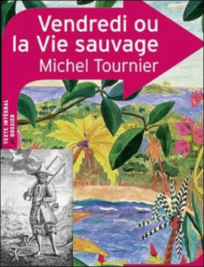C'est un livre de Michel Tournier qui est tiré d'un autre livre de Daniel Defoe en rapport avec un homme qui se retrouve tout seul sur une île déserte.