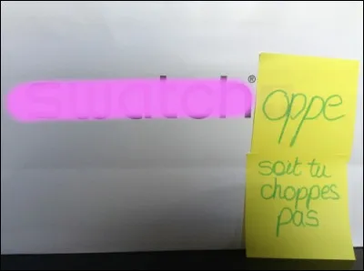 ...suffit d'être à l'heure !