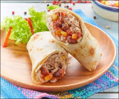 De quel pays est originaire le burrito ?