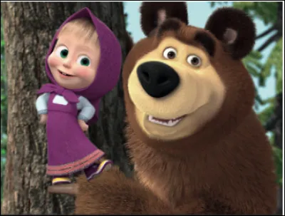 Qui est cet ours gentil qui ne parle pas. Il aime le miel, la pêche, le football et la musique. Il profite de la vie avec son amie Masha, une petite fille turbulente ?