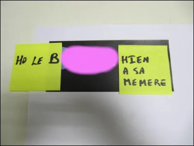 ...et la mémère a ses lunettes !