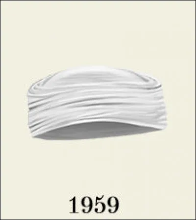 1959 : Un chapeau tout blanc pour un pays tout pareil !
