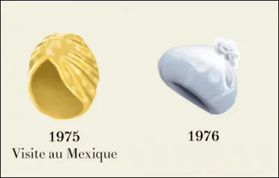 Les années passent... en 1976, elle est le 1e chef-d'état ...