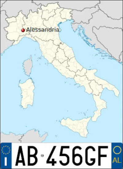 Construite à la hâte par la ligue lombarde en bois et en chaume (1168), Alexandrie fut nommée par Frédéric Barberousse ... . Dans quelle province se situe-t-elle ?