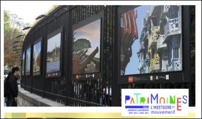 Classé Site patrimoine remarquable, Mers-les-Bains a bénéficié d'une vitrine à ciel ouvert à Paris en 2013, lors d'une exposition intitulée "Patrimoines, l'Histoire en Mouvement". À quel endroit eut lieu cette présentation des villas Belle Époque de Mers-les-Bains ?