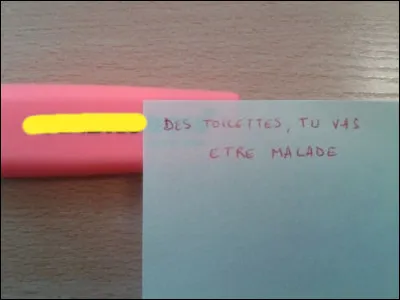 Qui tire la chasse, perd sa place !