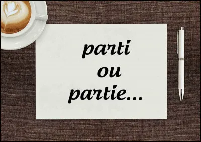 Parti comme participe présent : quel est le participe présent du verbe fatiguer" ?