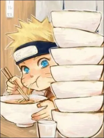 Naruto adore les nouilles :