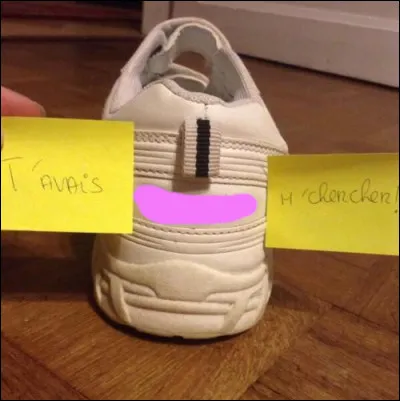 Tout ça pour une godasse !