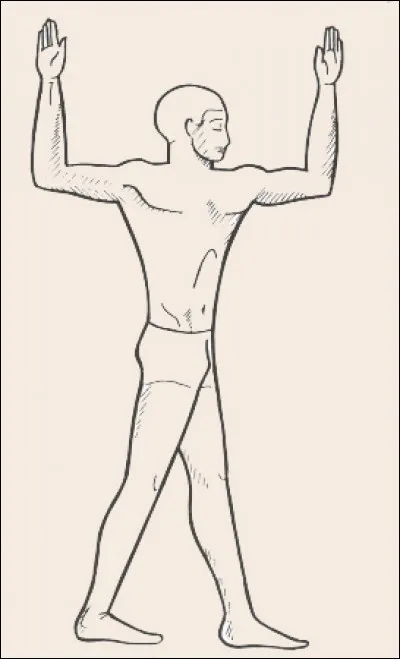 Force vitale génératrice et affective qui relie chaque être à la force universelle qui anime le cosmos. Son hiéroglyphe était formé par deux bras levés en geste d'adoration ou d'étreinte, symbole de l'offrande et de la protection. Quel est-il ?