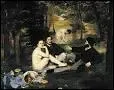 A quel peintre doit-on ' Le djeuner sur l'herbe', en 1863 ?